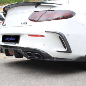 BENZ AMG C63 Coupe Dry carbon fiber rear lip