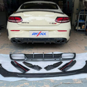 BENZ AMG C43 Coupe Dry carbon fiber rear air knife