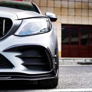 BENZ AMG C43 Coupe Dry carbon fiber front fog light frame